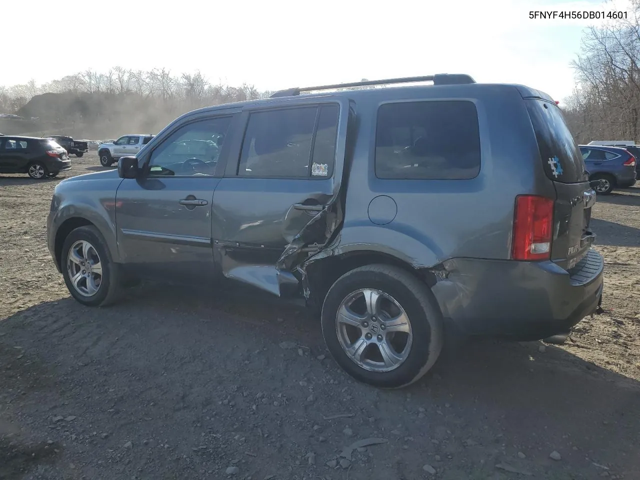 2013 Honda Pilot Exl VIN: 5FNYF4H56DB014601 Lot: 80985864