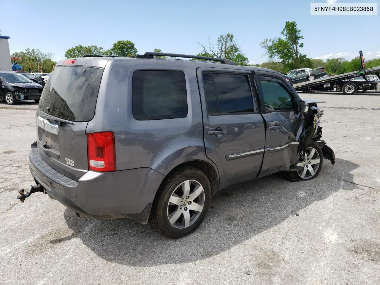 5FNYF4H98EB023868 2014 Honda Pilot Touring