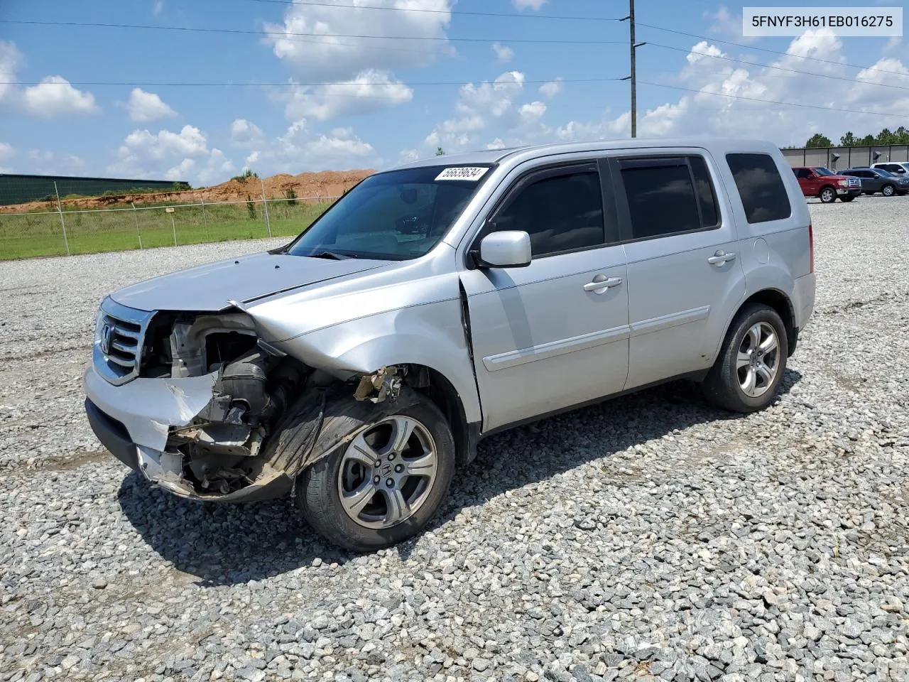 2014 Honda Pilot Exl VIN: 5FNYF3H61EB016275 Lot: 56639634