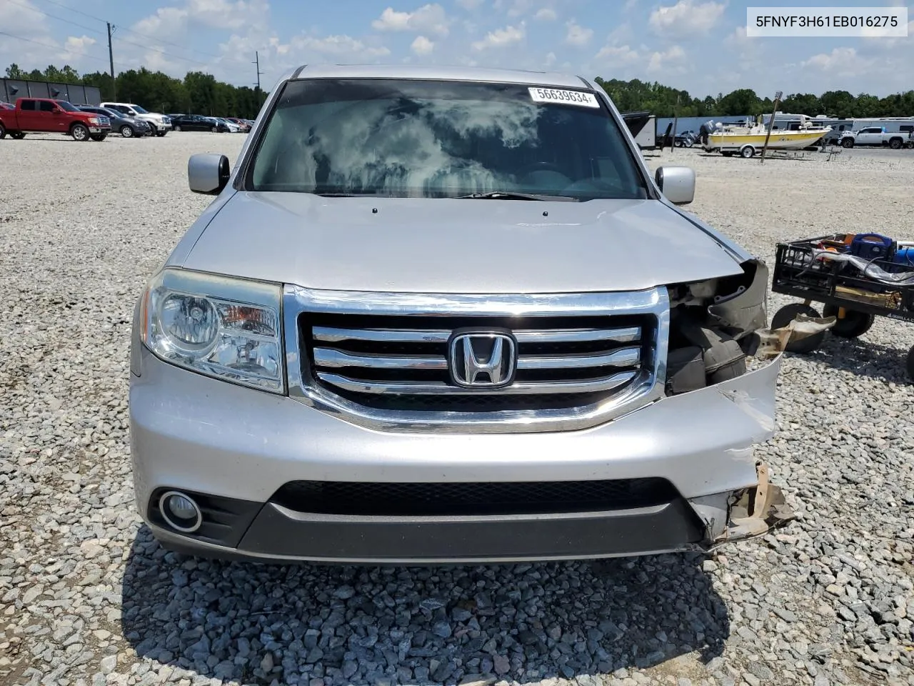 2014 Honda Pilot Exl VIN: 5FNYF3H61EB016275 Lot: 56639634