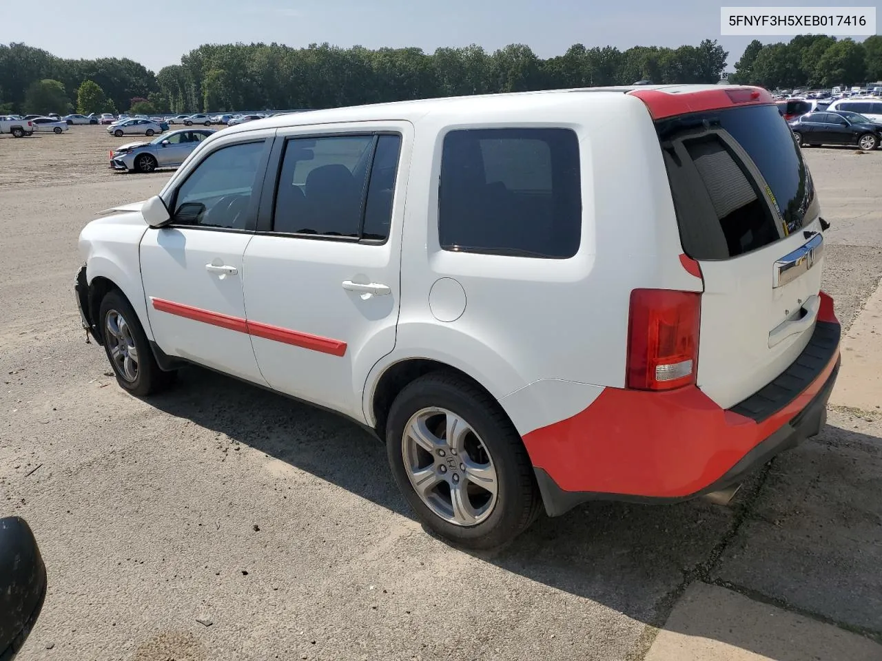 2014 Honda Pilot Exl VIN: 5FNYF3H5XEB017416 Lot: 63224914