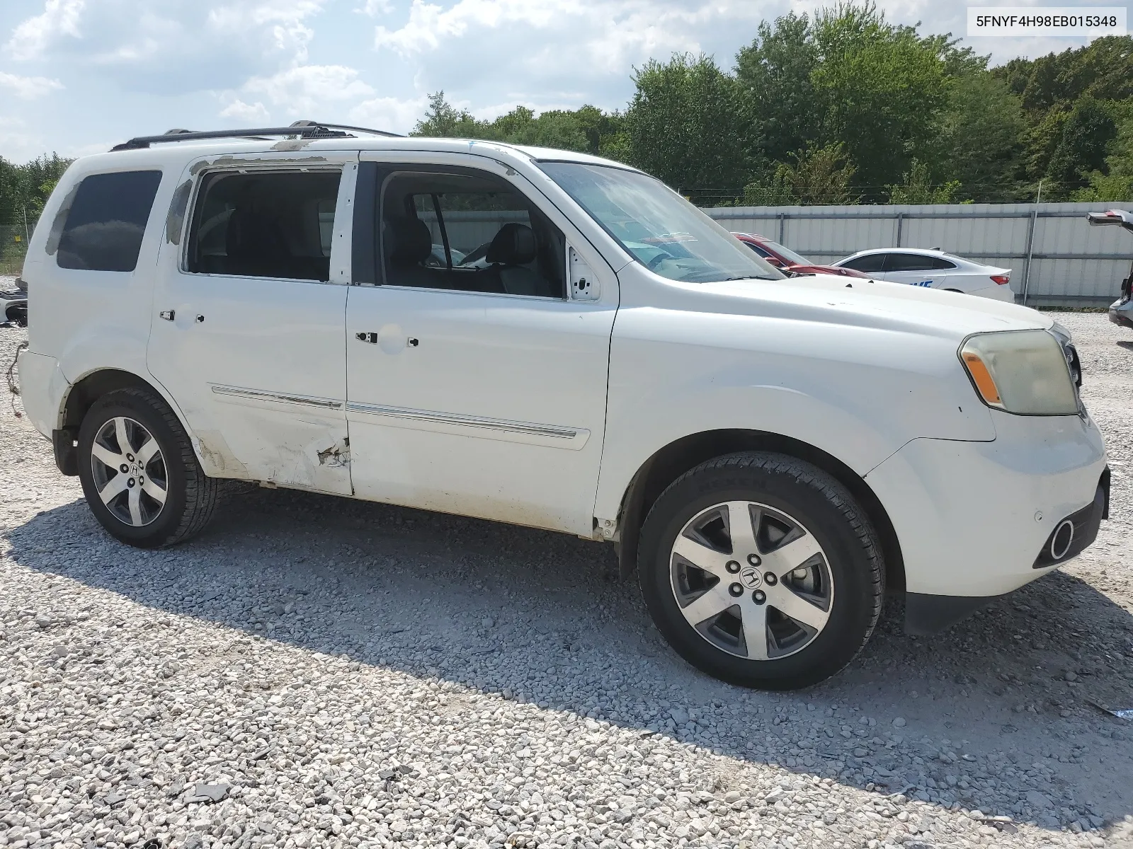 2014 Honda Pilot Touring VIN: 5FNYF4H98EB015348 Lot: 64827384