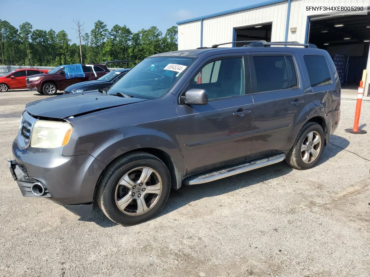 5FNYF3H4XEB005290 2014 Honda Pilot Ex