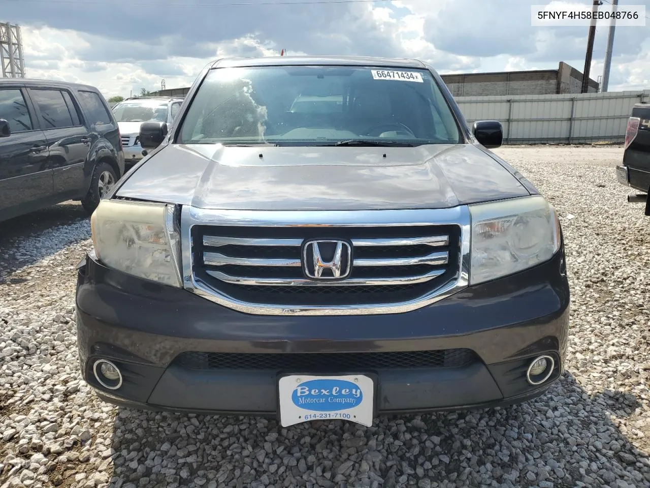 2014 Honda Pilot Exl VIN: 5FNYF4H58EB048766 Lot: 66471434