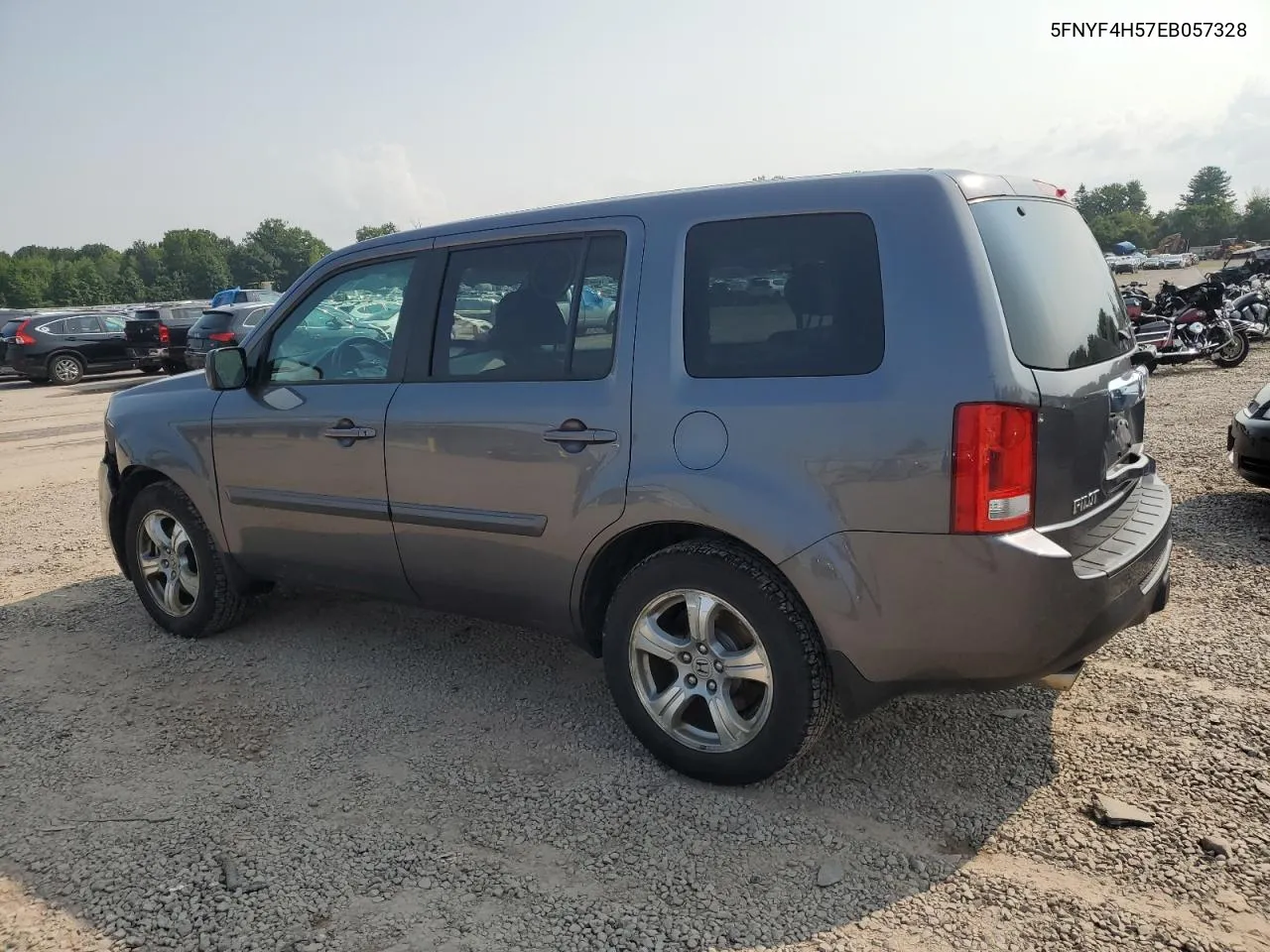 5FNYF4H57EB057328 2014 Honda Pilot Exl