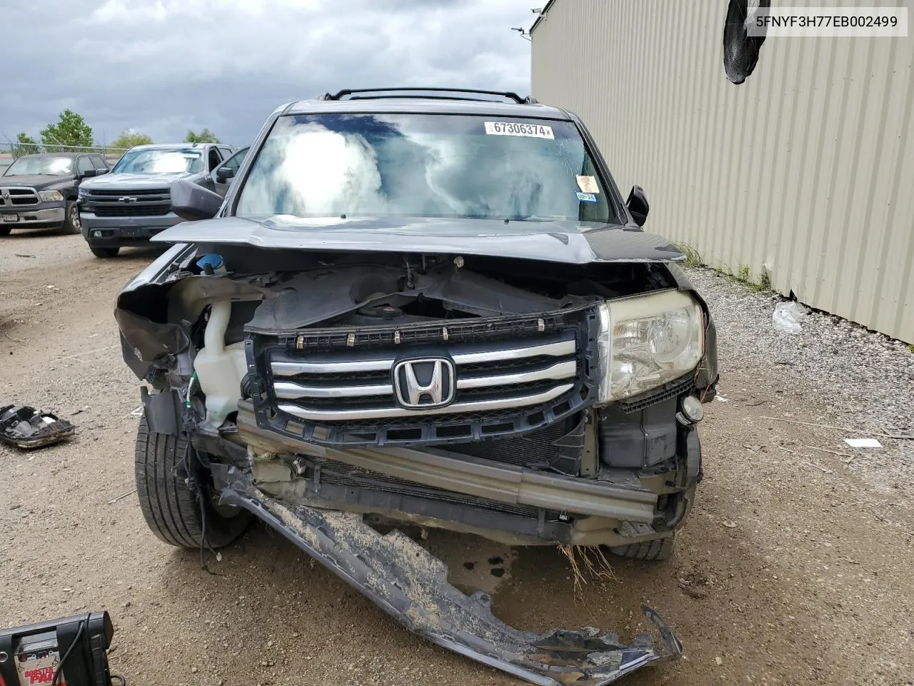 5FNYF3H77EB002499 2014 Honda Pilot Exln