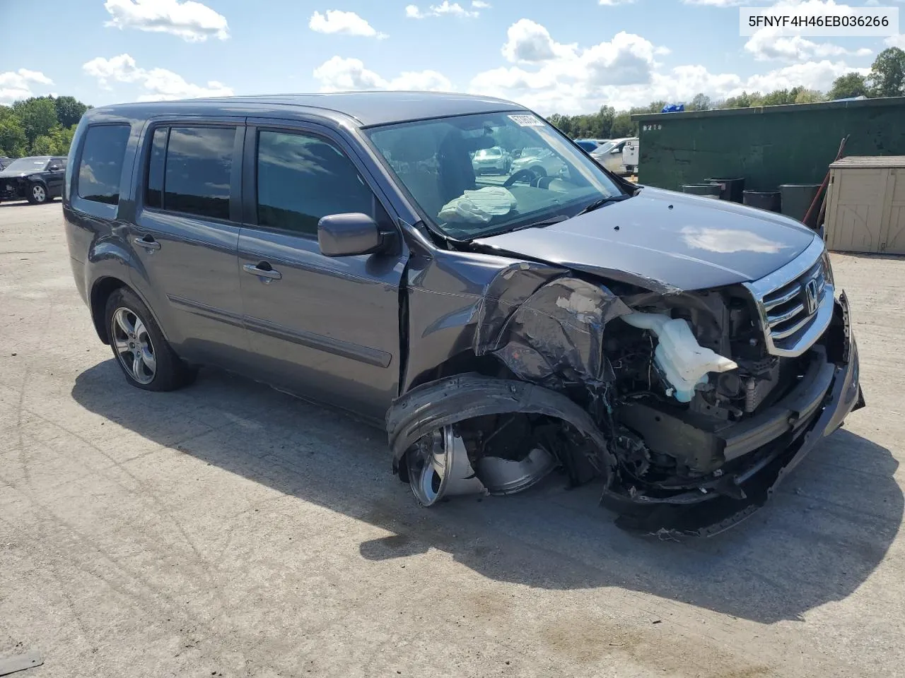 5FNYF4H46EB036266 2014 Honda Pilot Ex