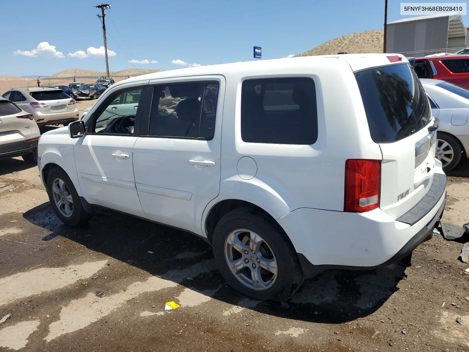 5FNYF3H68EB028410 2014 Honda Pilot Exl