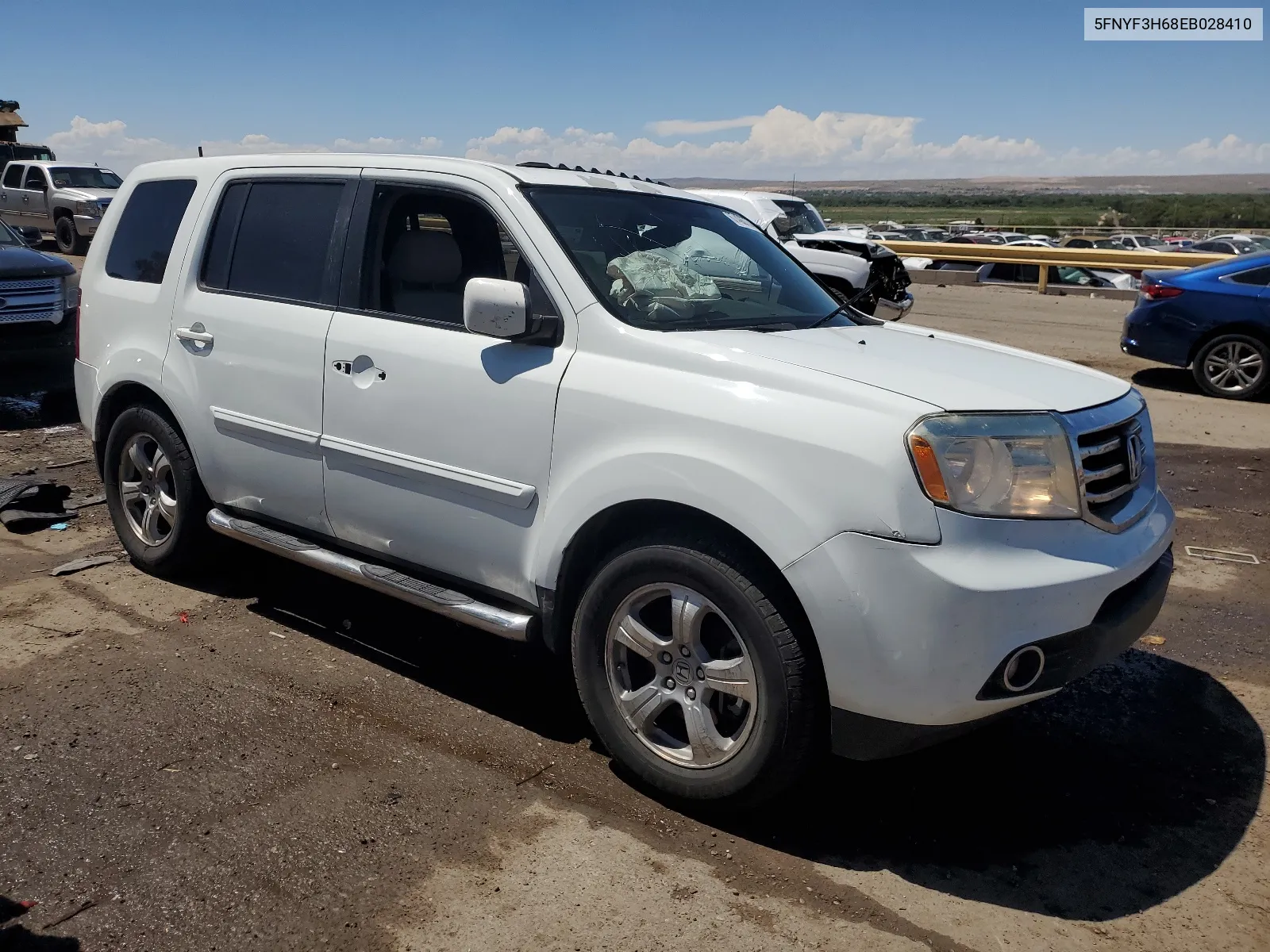 5FNYF3H68EB028410 2014 Honda Pilot Exl