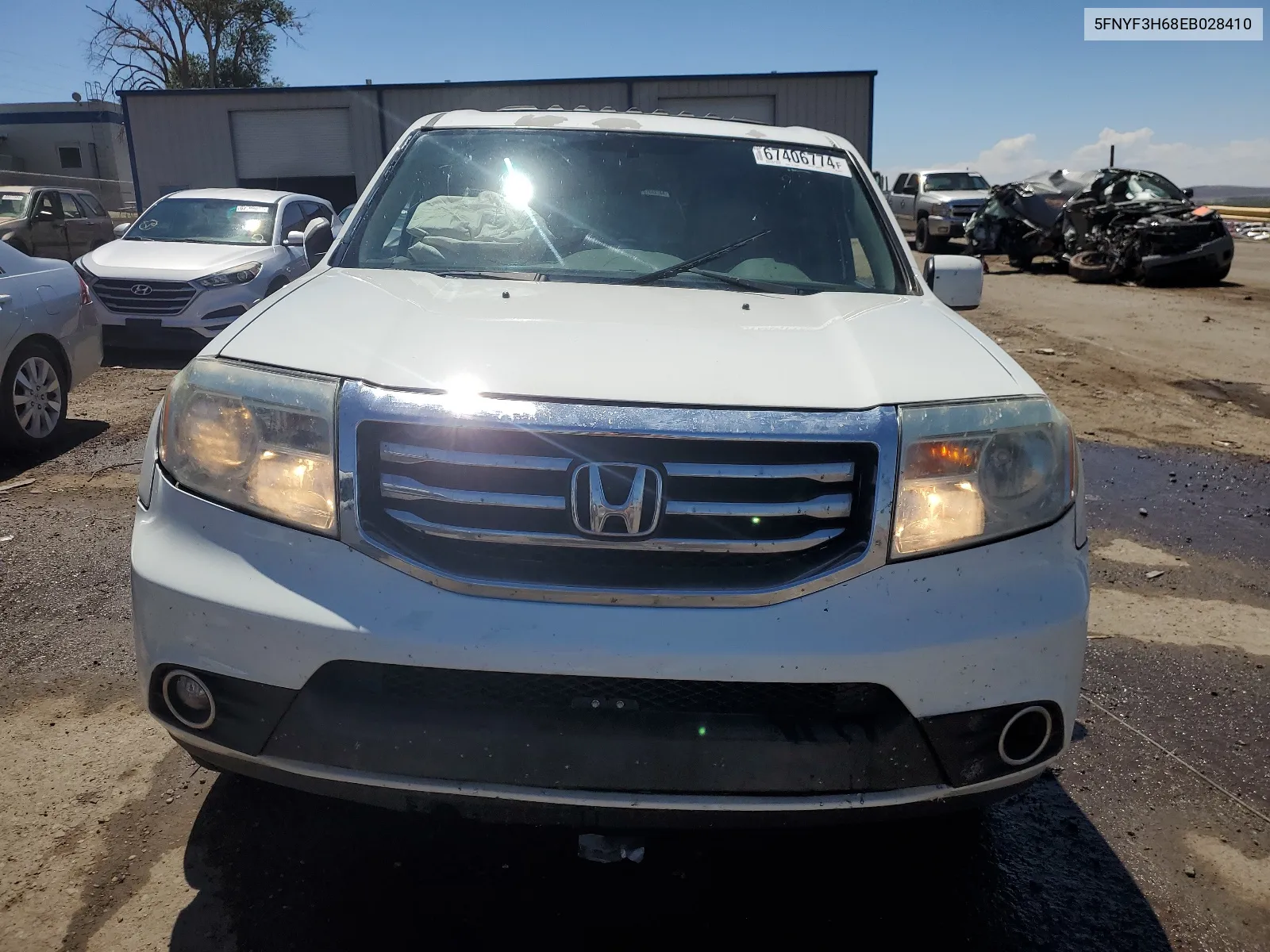 5FNYF3H68EB028410 2014 Honda Pilot Exl