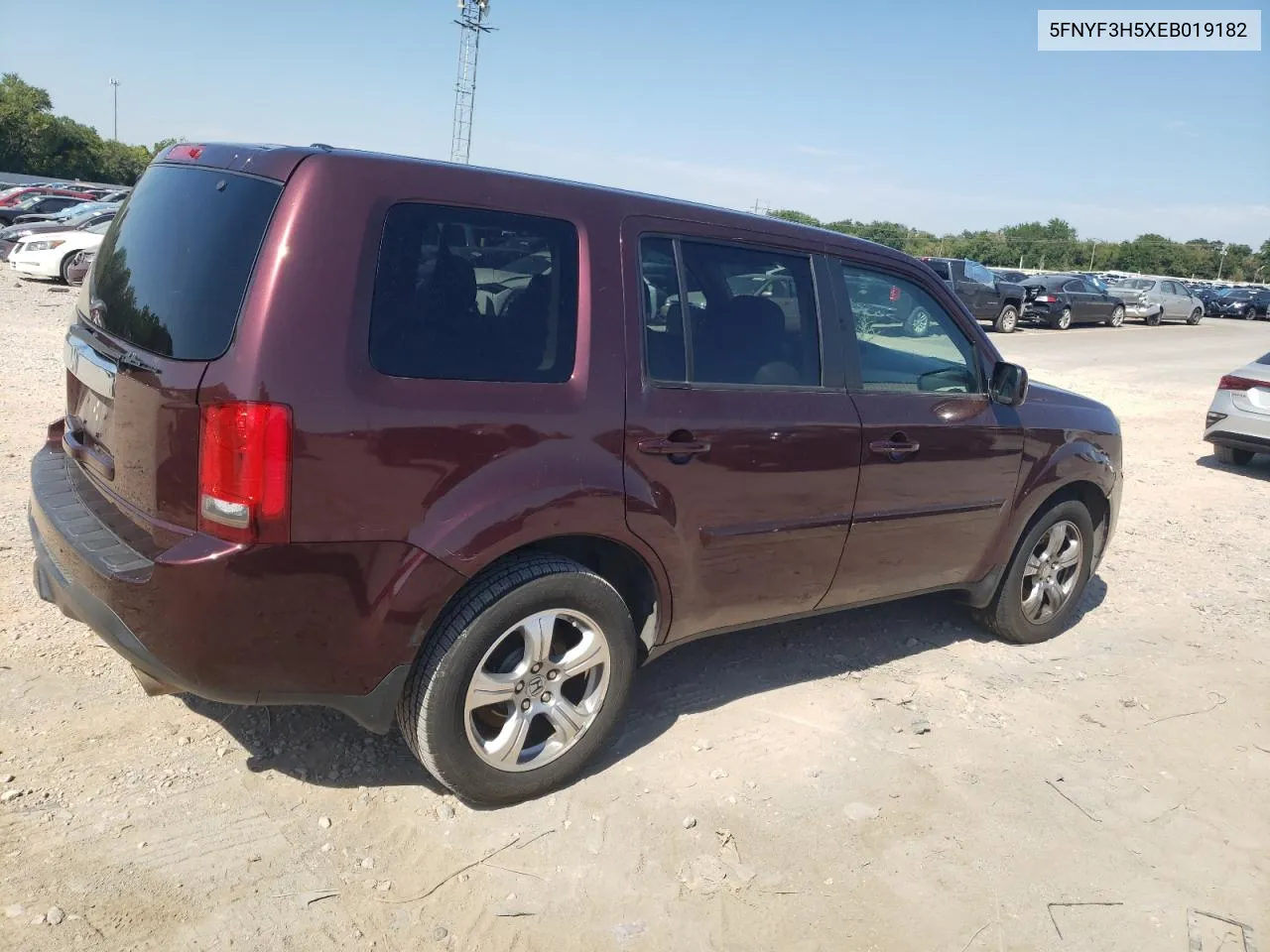 2014 Honda Pilot Exl VIN: 5FNYF3H5XEB019182 Lot: 67507564