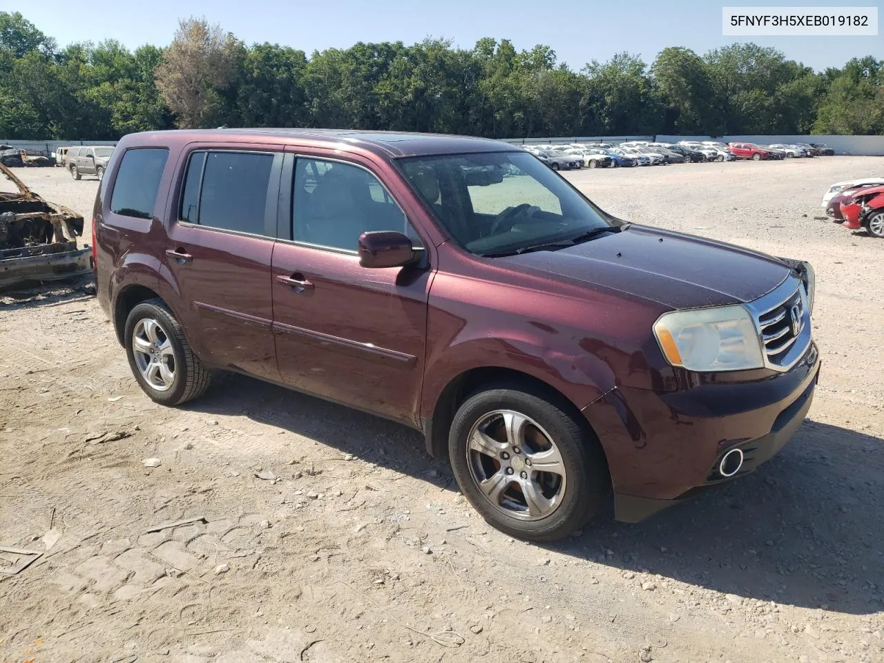 2014 Honda Pilot Exl VIN: 5FNYF3H5XEB019182 Lot: 67507564