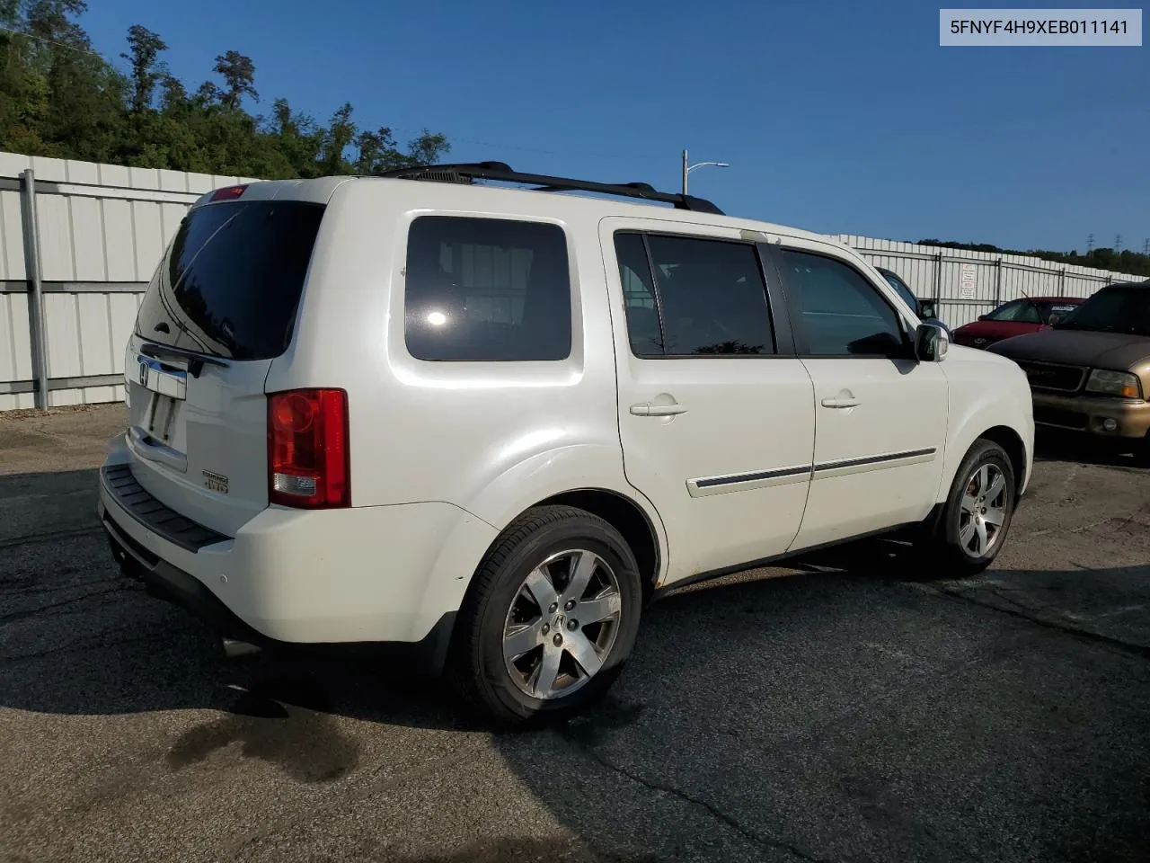 2014 Honda Pilot Touring VIN: 5FNYF4H9XEB011141 Lot: 68251534