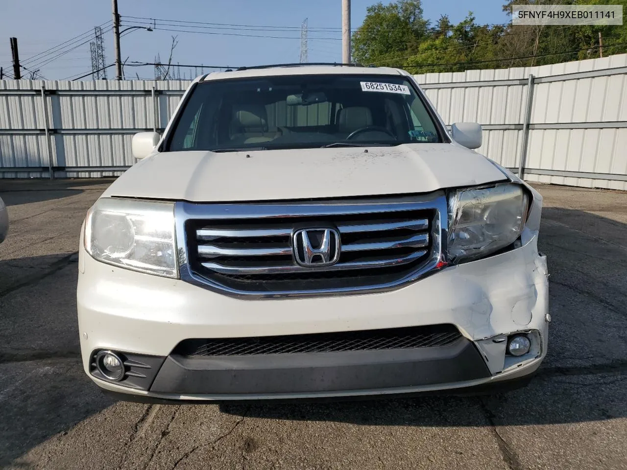 2014 Honda Pilot Touring VIN: 5FNYF4H9XEB011141 Lot: 68251534