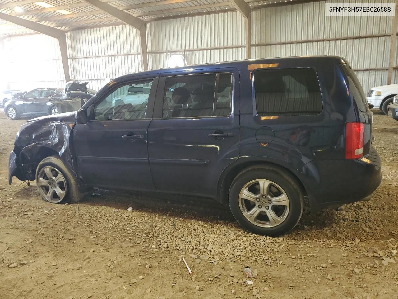 2014 Honda Pilot Exl VIN: 5FNYF3H57EB026588 Lot: 68346574