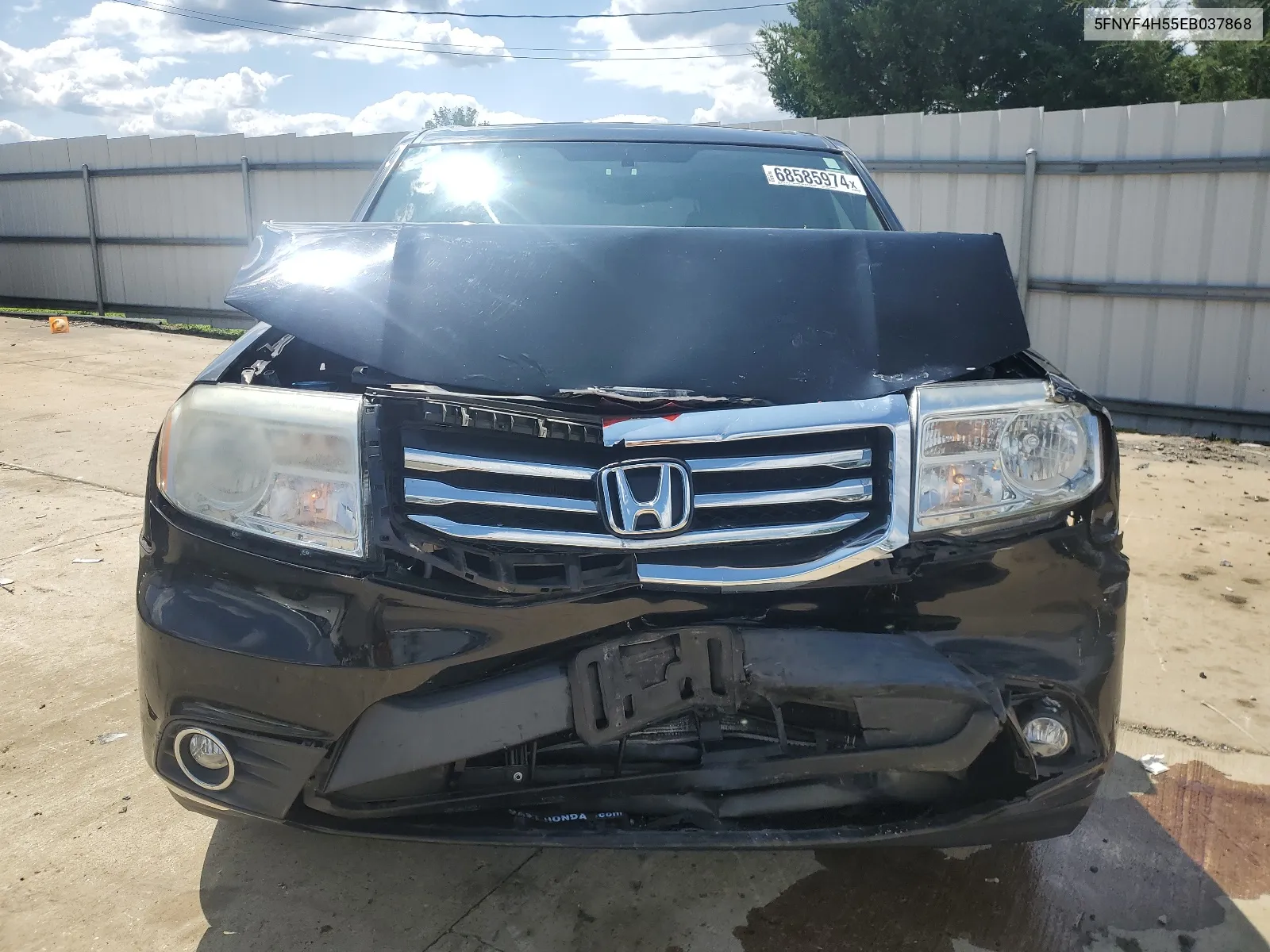 2014 Honda Pilot Exl VIN: 5FNYF4H55EB037868 Lot: 68585974