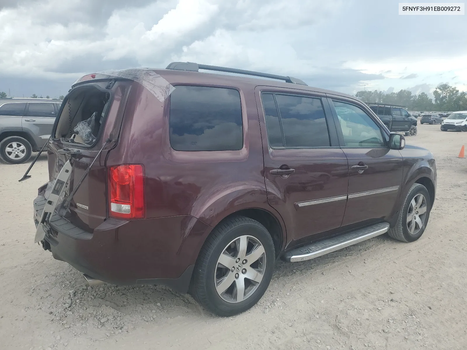 5FNYF3H91EB009272 2014 Honda Pilot Touring