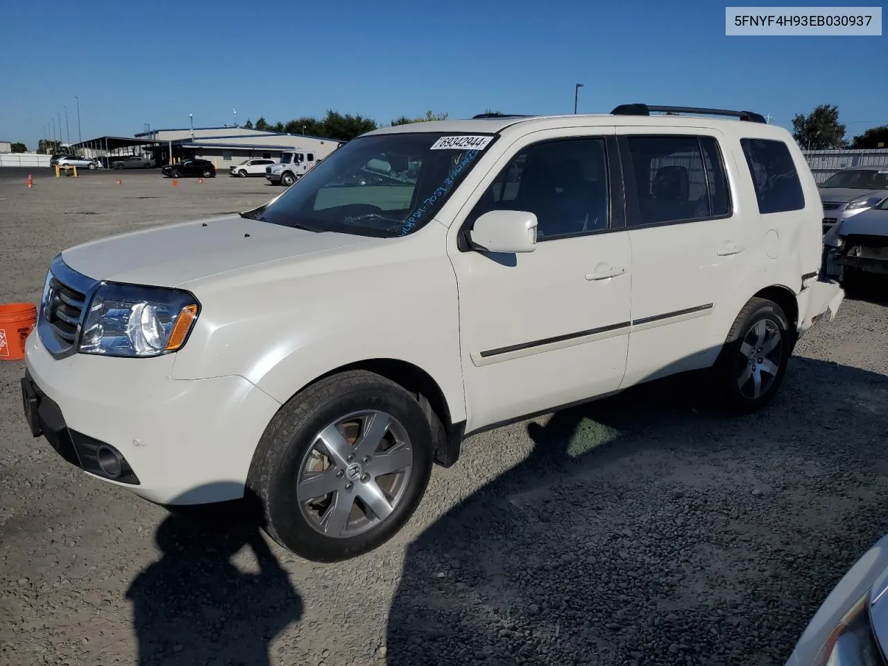 2014 Honda Pilot Touring VIN: 5FNYF4H93EB030937 Lot: 69342944