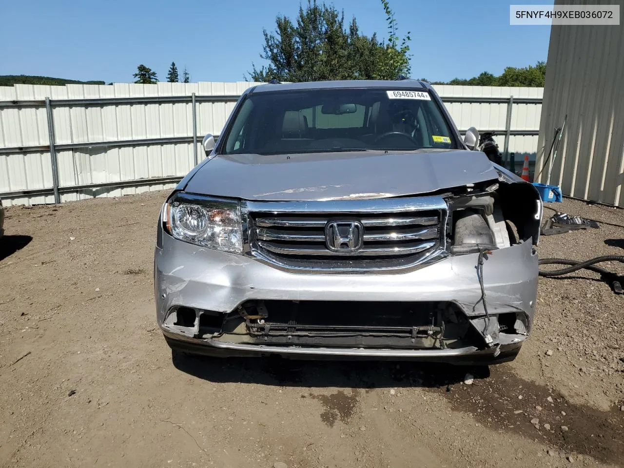 2014 Honda Pilot Touring VIN: 5FNYF4H9XEB036072 Lot: 69485744