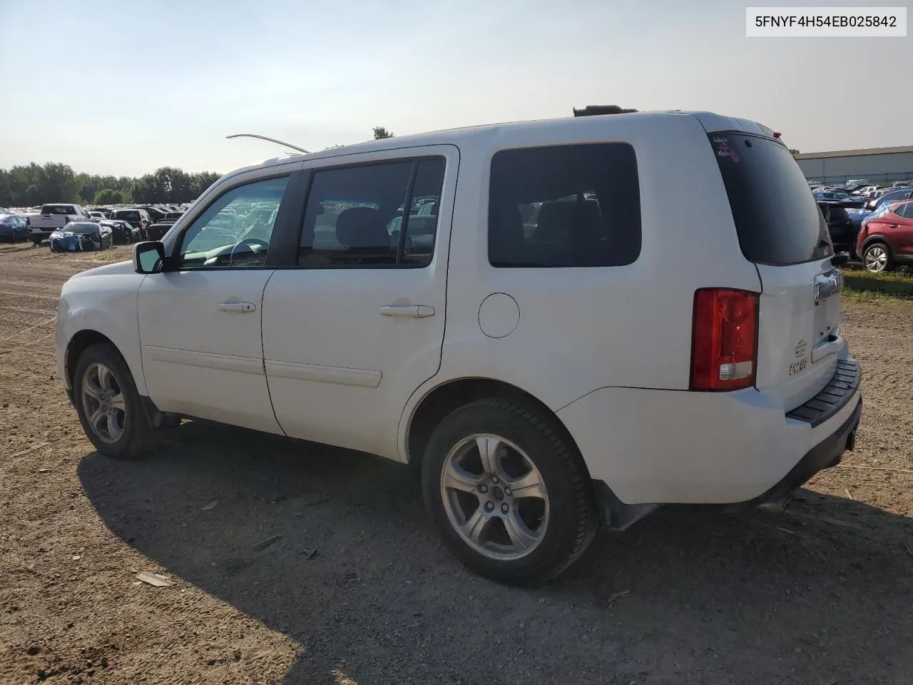 2014 Honda Pilot Exl VIN: 5FNYF4H54EB025842 Lot: 69958944