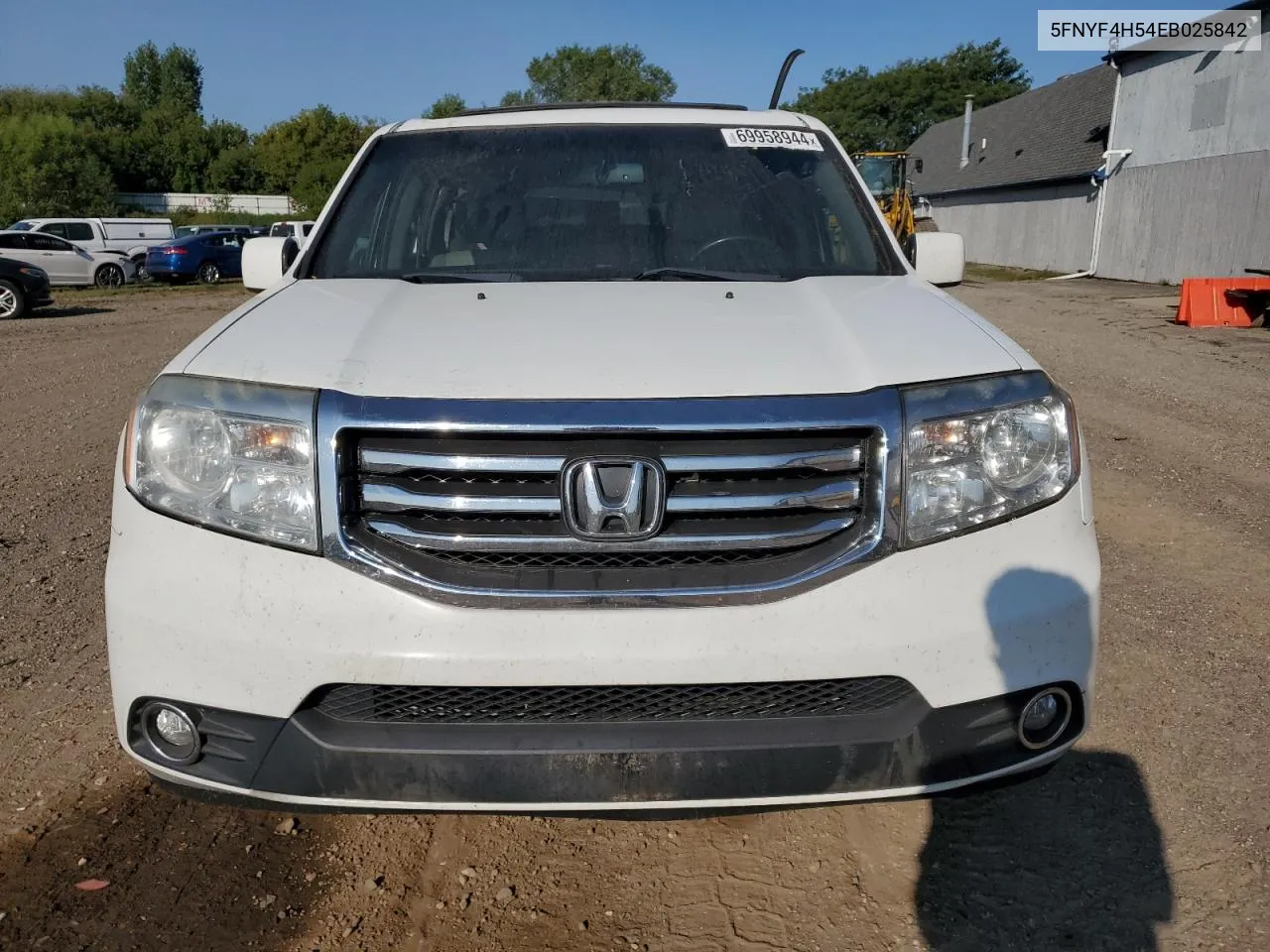 2014 Honda Pilot Exl VIN: 5FNYF4H54EB025842 Lot: 69958944