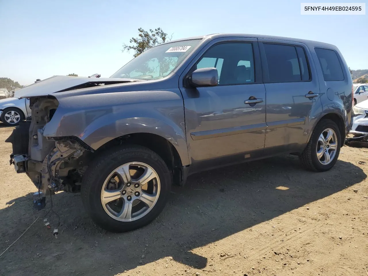 5FNYF4H49EB024595 2014 Honda Pilot Ex