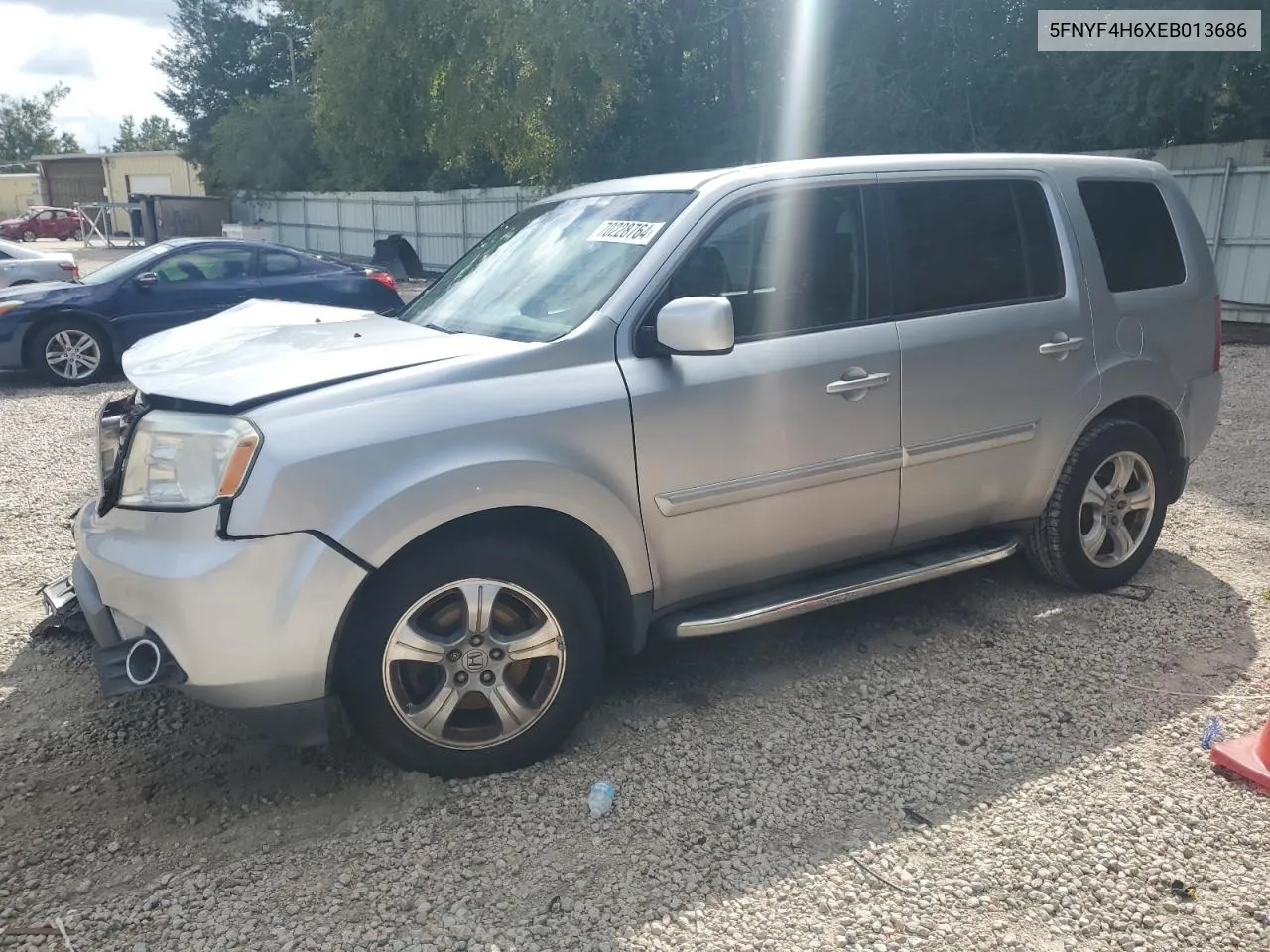 2014 Honda Pilot Exl VIN: 5FNYF4H6XEB013686 Lot: 70228764