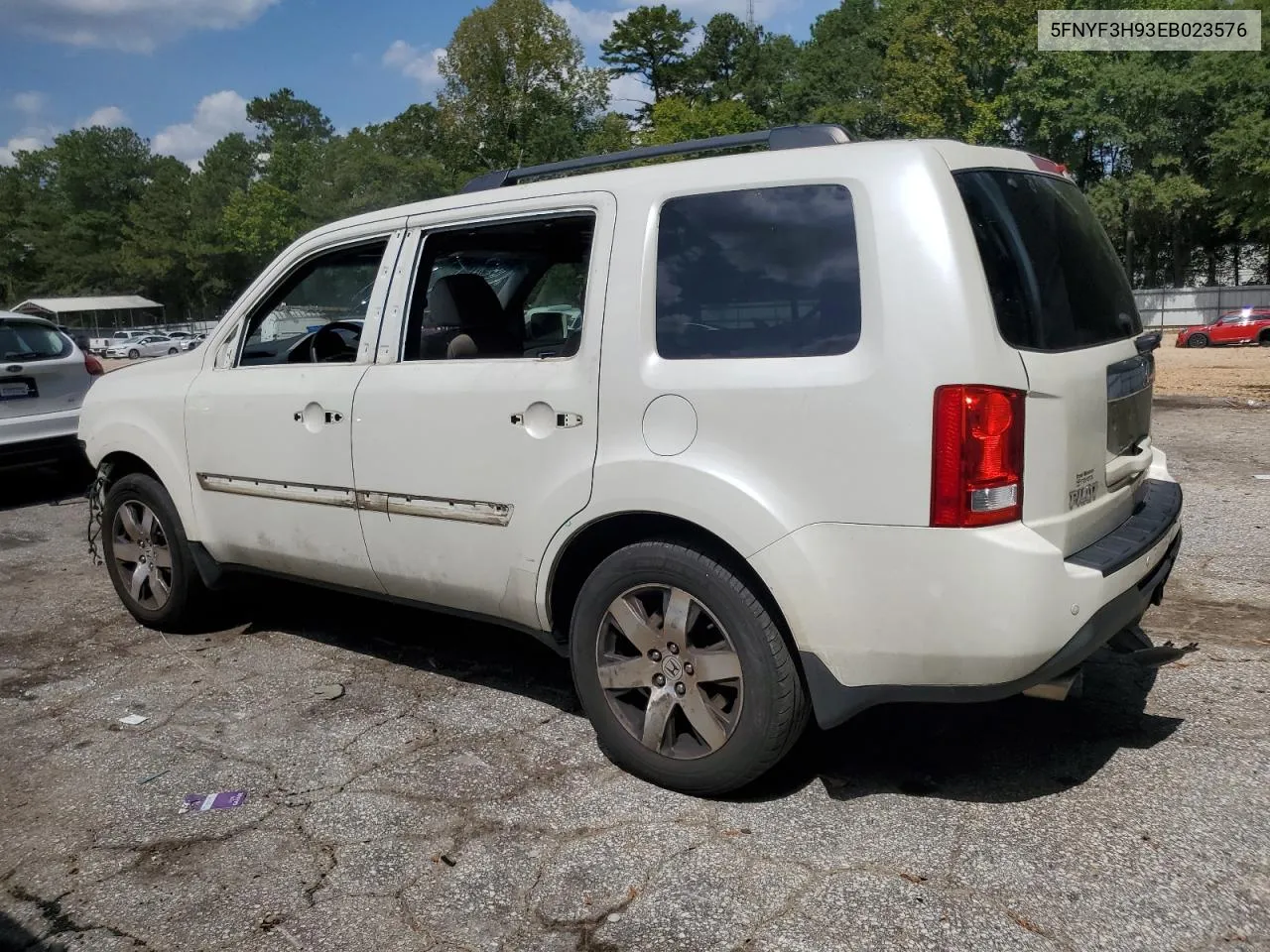 2014 Honda Pilot Touring VIN: 5FNYF3H93EB023576 Lot: 70410924