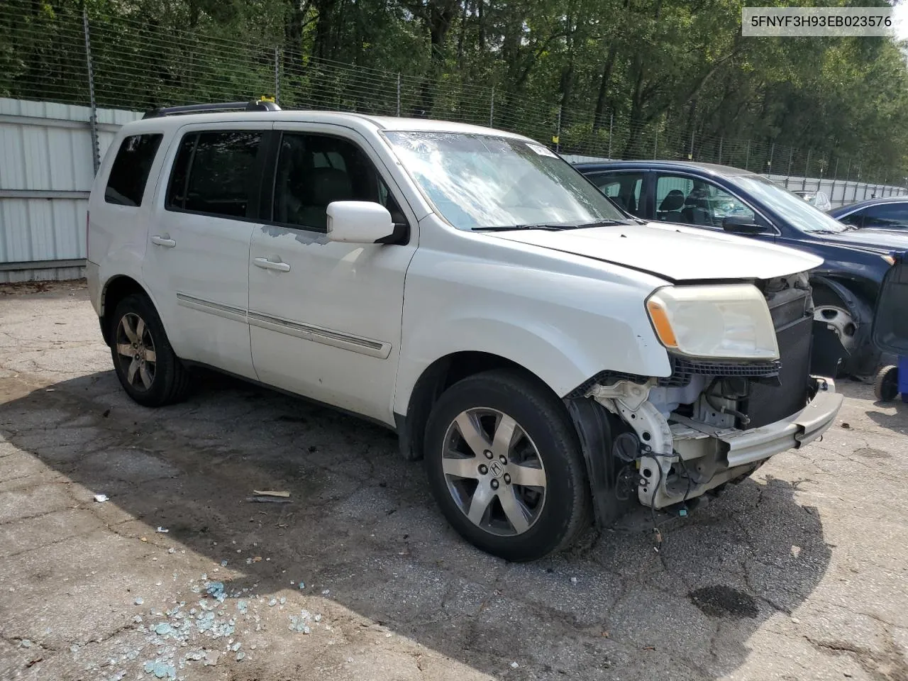 2014 Honda Pilot Touring VIN: 5FNYF3H93EB023576 Lot: 70410924