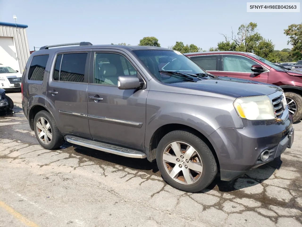 2014 Honda Pilot Touring VIN: 5FNYF4H98EB042663 Lot: 70446194