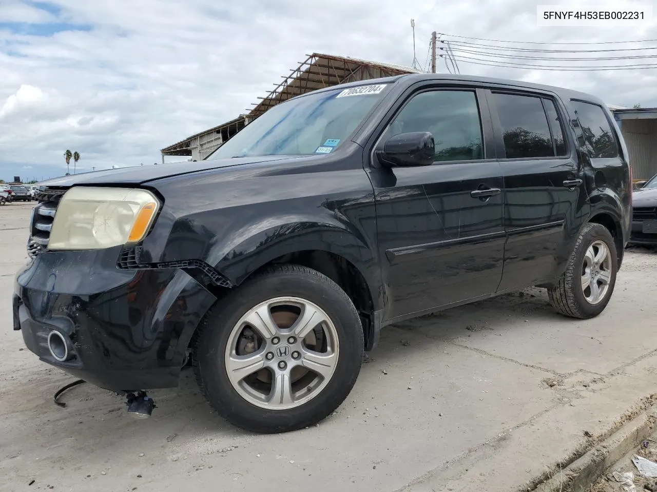 2014 Honda Pilot Exl VIN: 5FNYF4H53EB002231 Lot: 70632704