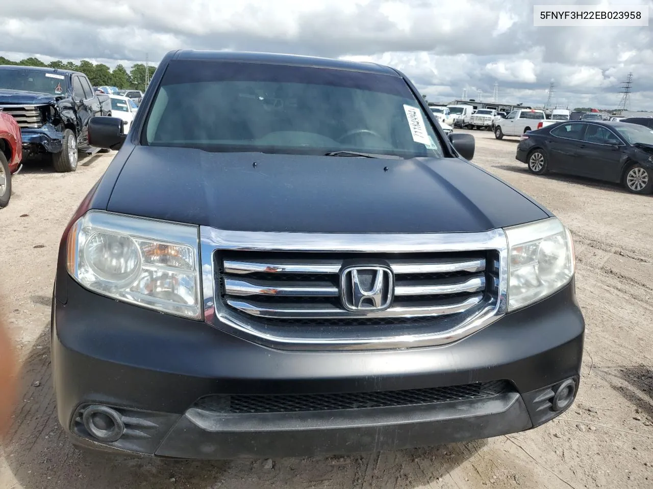 5FNYF3H22EB023958 2014 Honda Pilot Lx