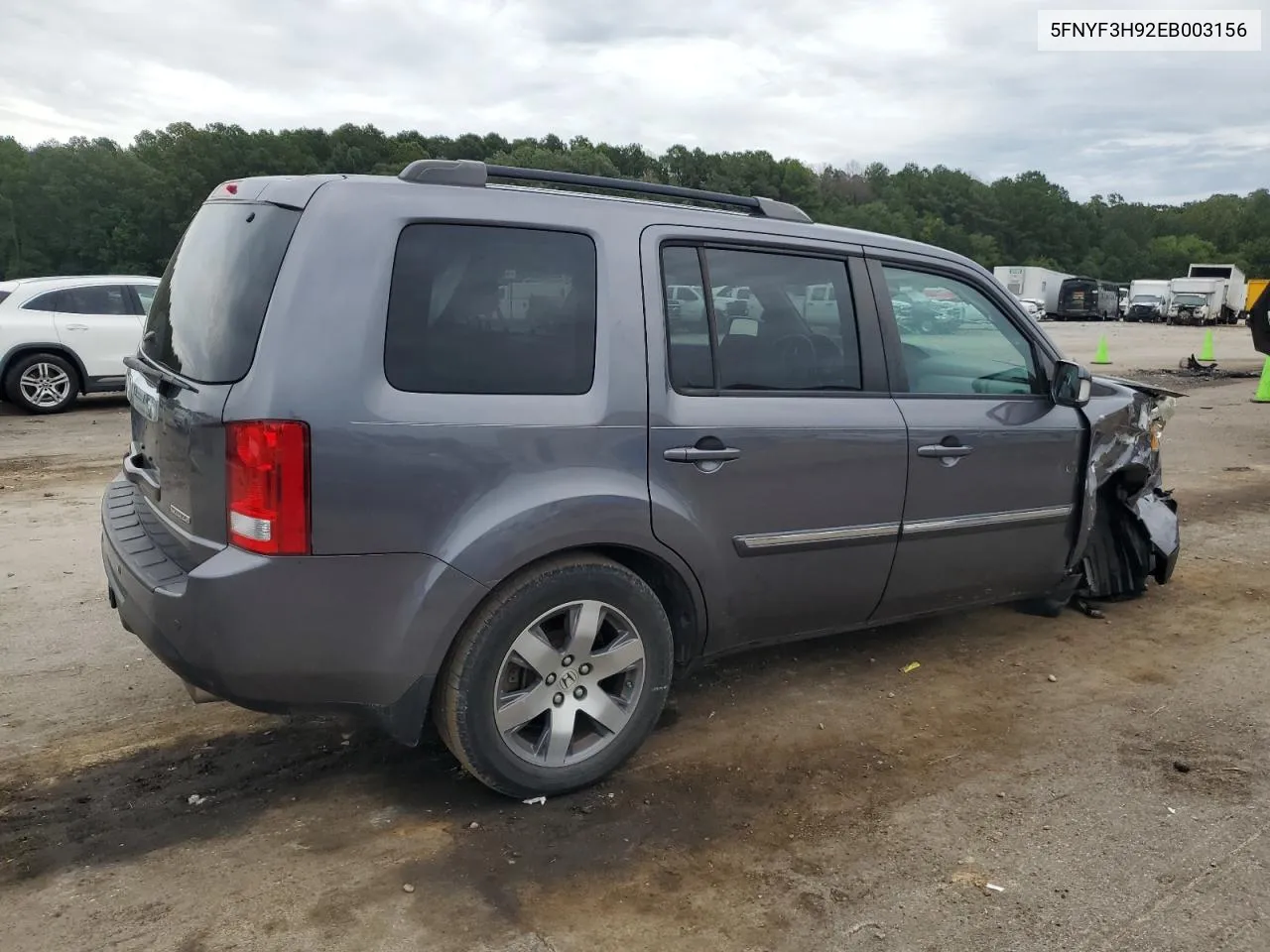 2014 Honda Pilot Touring VIN: 5FNYF3H92EB003156 Lot: 71206704