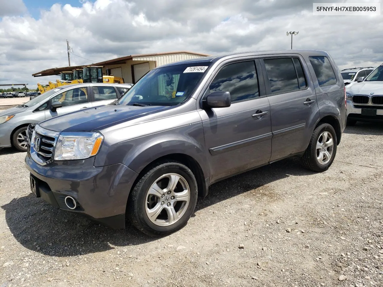 2014 Honda Pilot Exln VIN: 5FNYF4H7XEB005953 Lot: 71281454