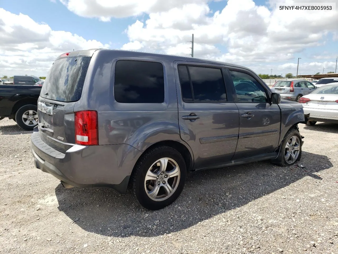 2014 Honda Pilot Exln VIN: 5FNYF4H7XEB005953 Lot: 71281454