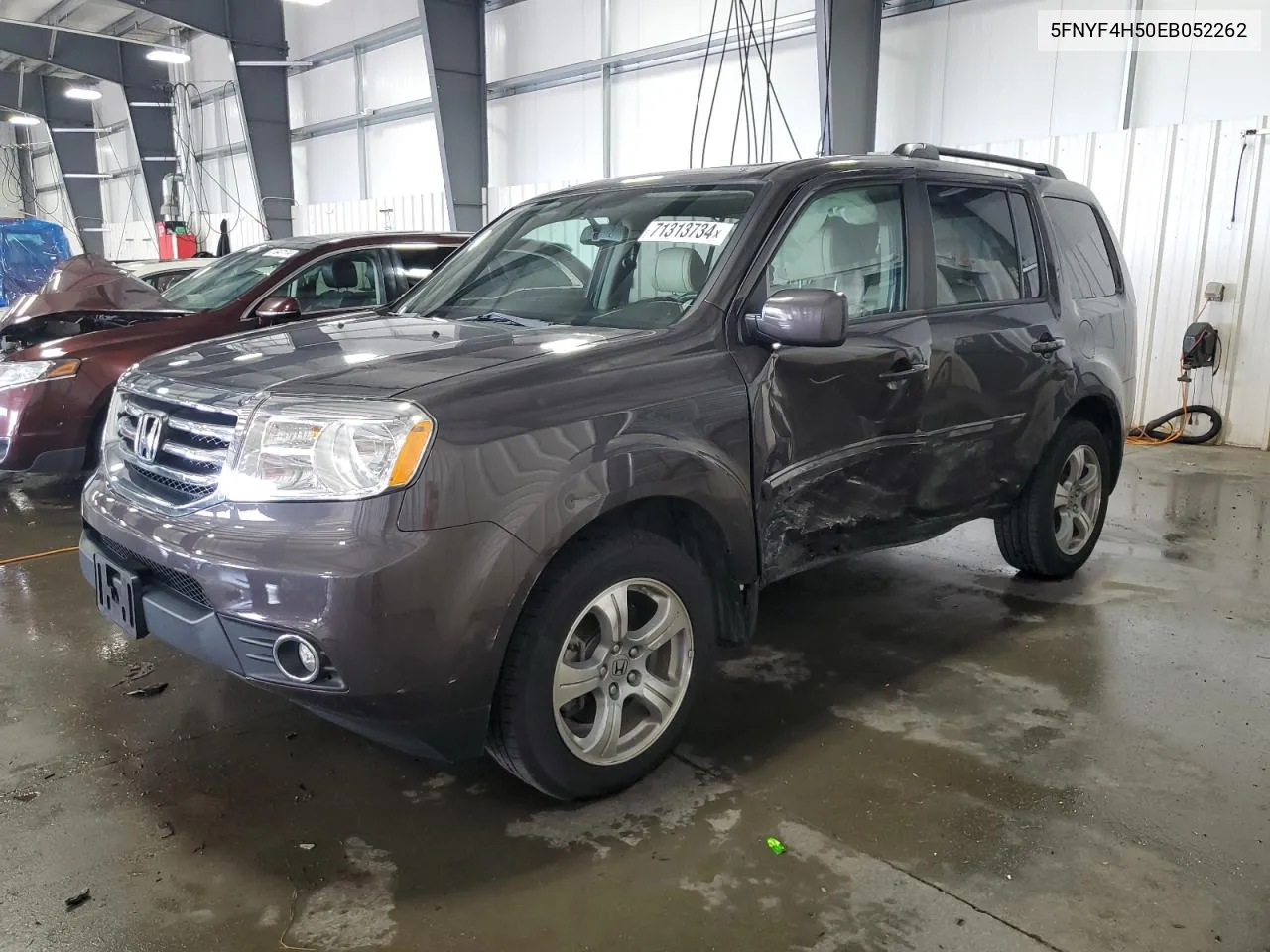 2014 Honda Pilot Exl VIN: 5FNYF4H50EB052262 Lot: 71313734