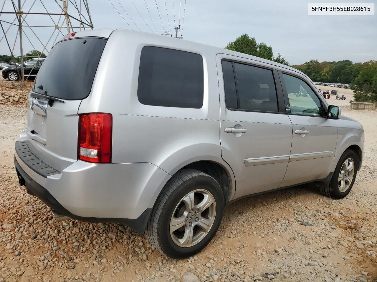 5FNYF3H55EB028615 2014 Honda Pilot Exl