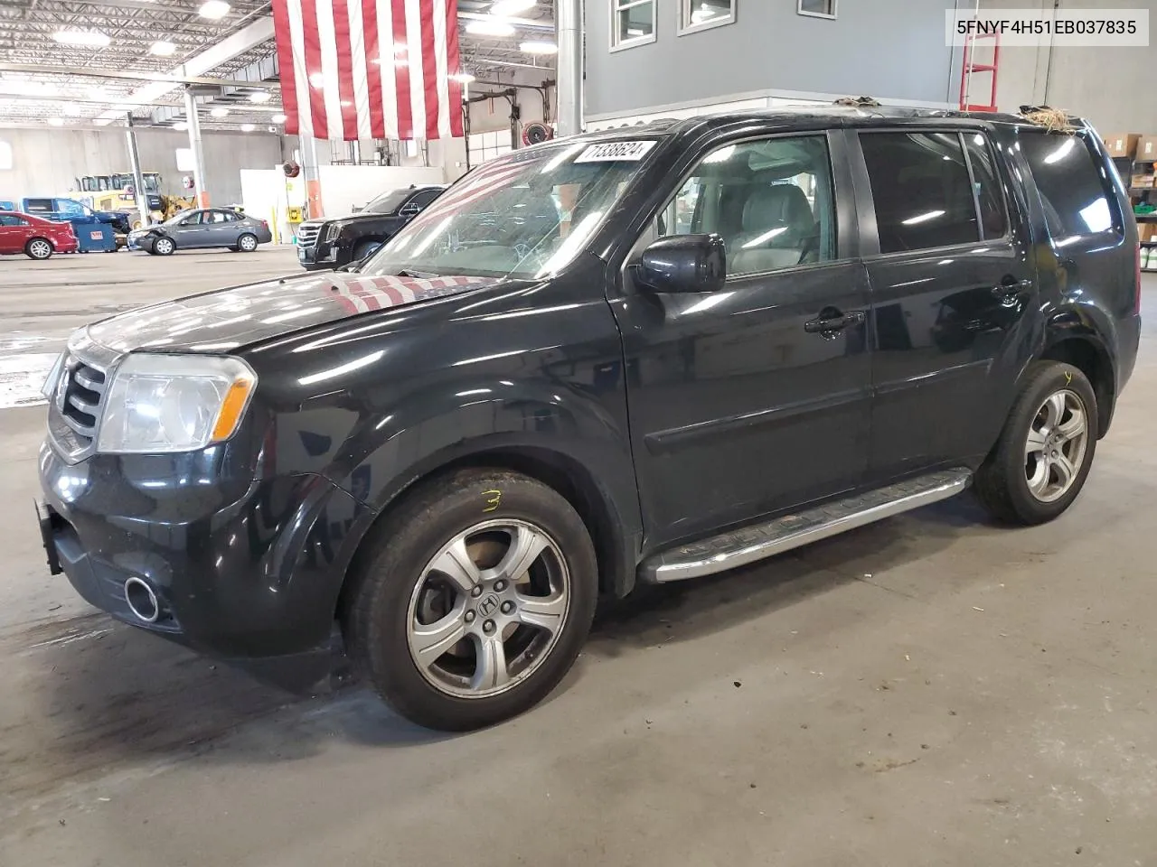 2014 Honda Pilot Exl VIN: 5FNYF4H51EB037835 Lot: 71338624