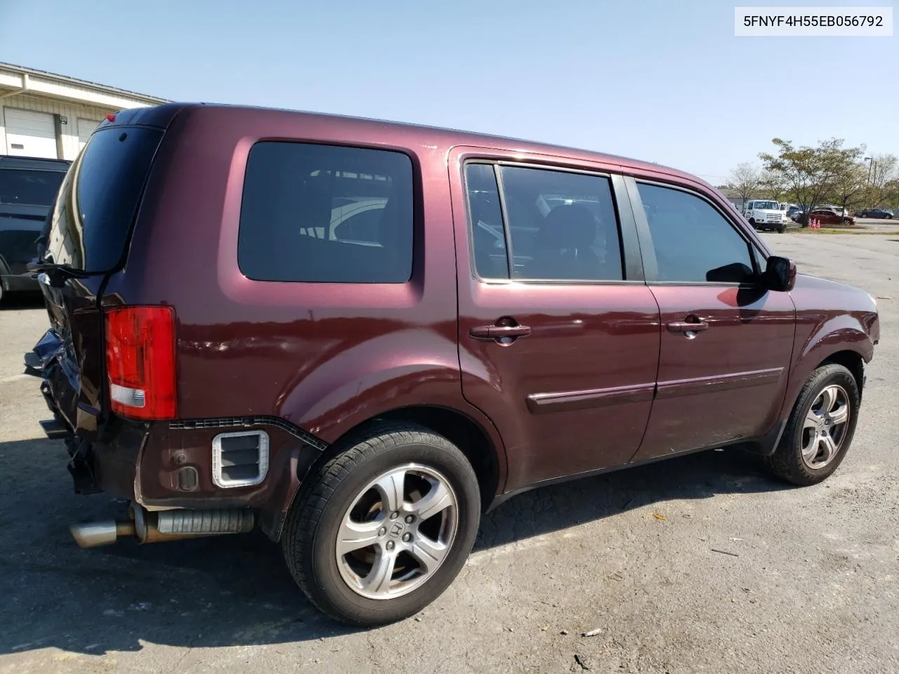 5FNYF4H55EB056792 2014 Honda Pilot Exl