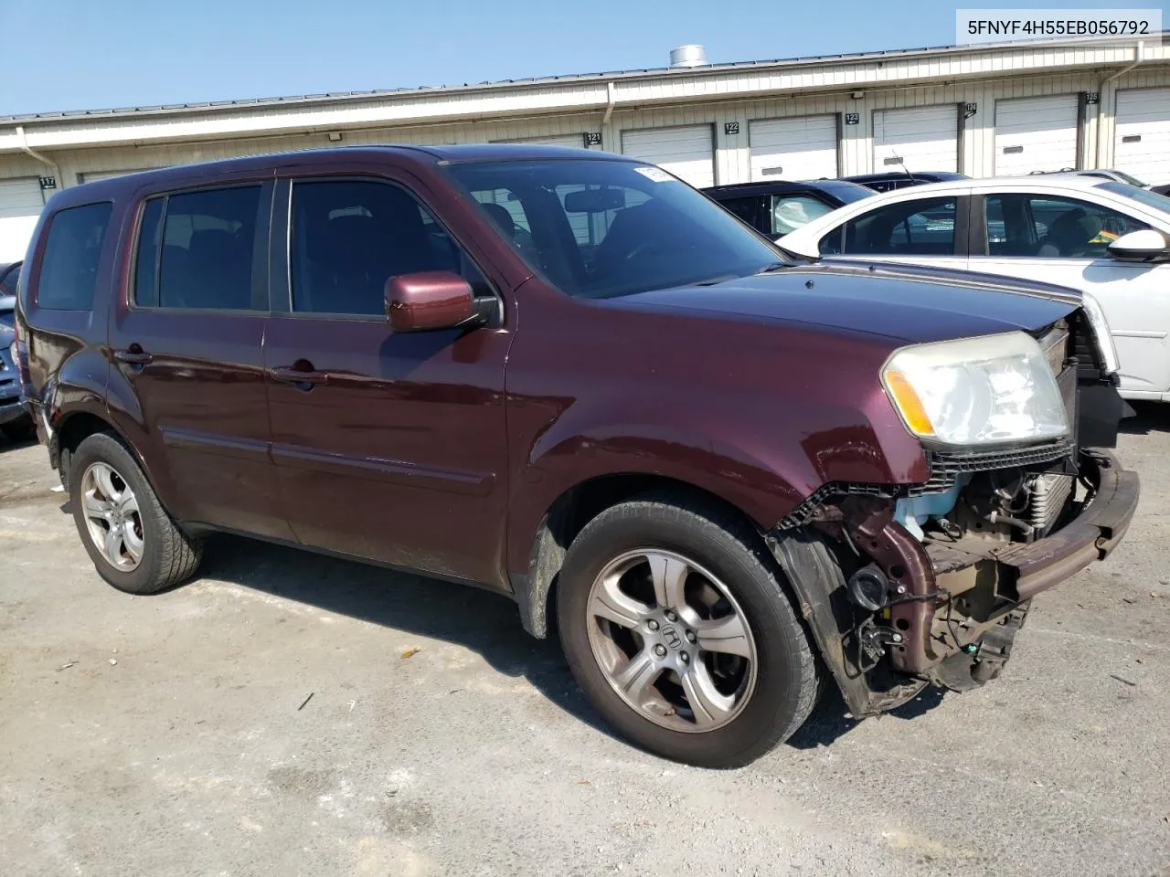 2014 Honda Pilot Exl VIN: 5FNYF4H55EB056792 Lot: 71419794