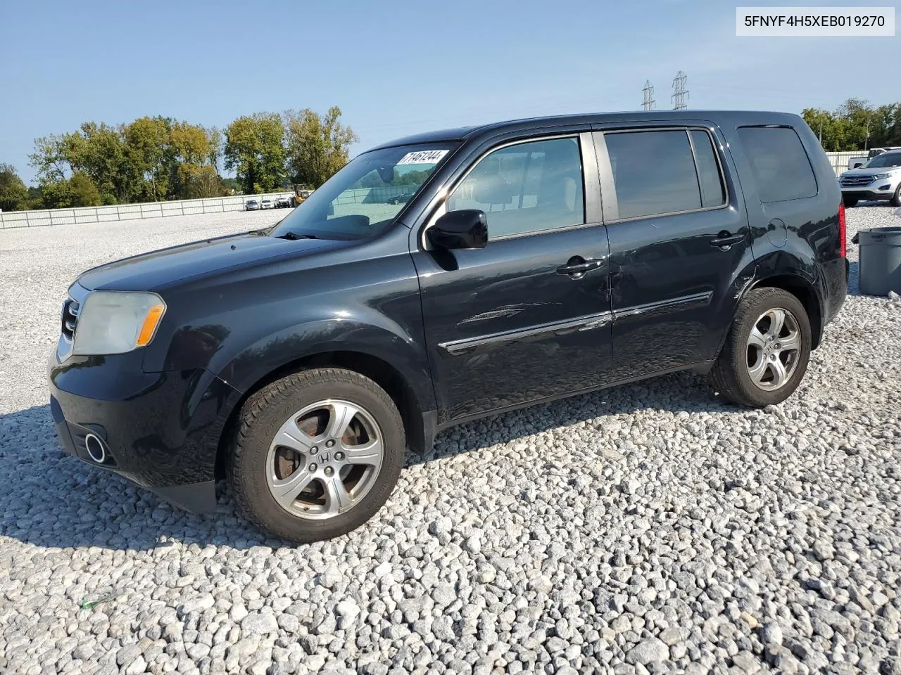 5FNYF4H5XEB019270 2014 Honda Pilot Exl