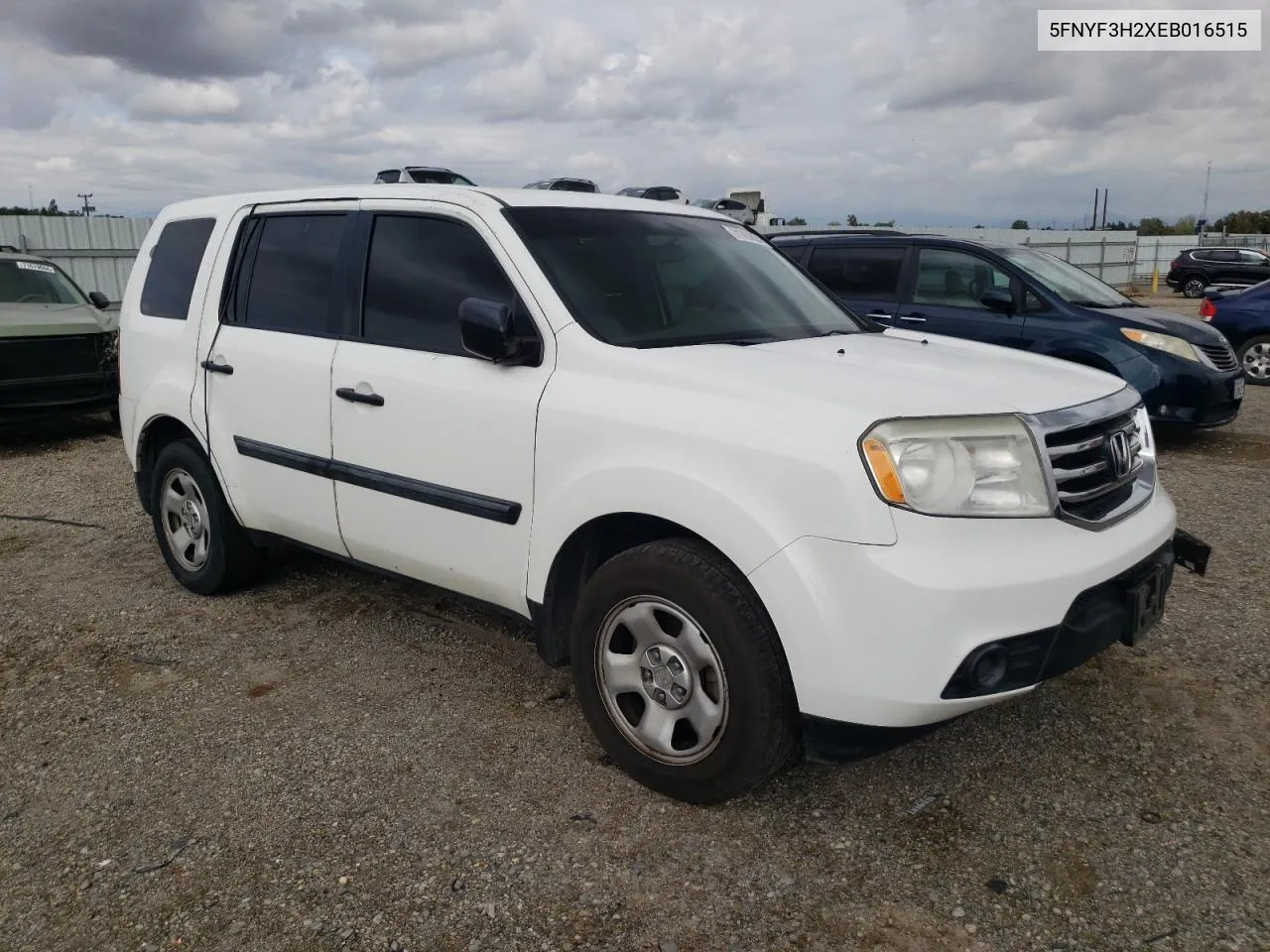 2014 Honda Pilot Lx VIN: 5FNYF3H2XEB016515 Lot: 71767824