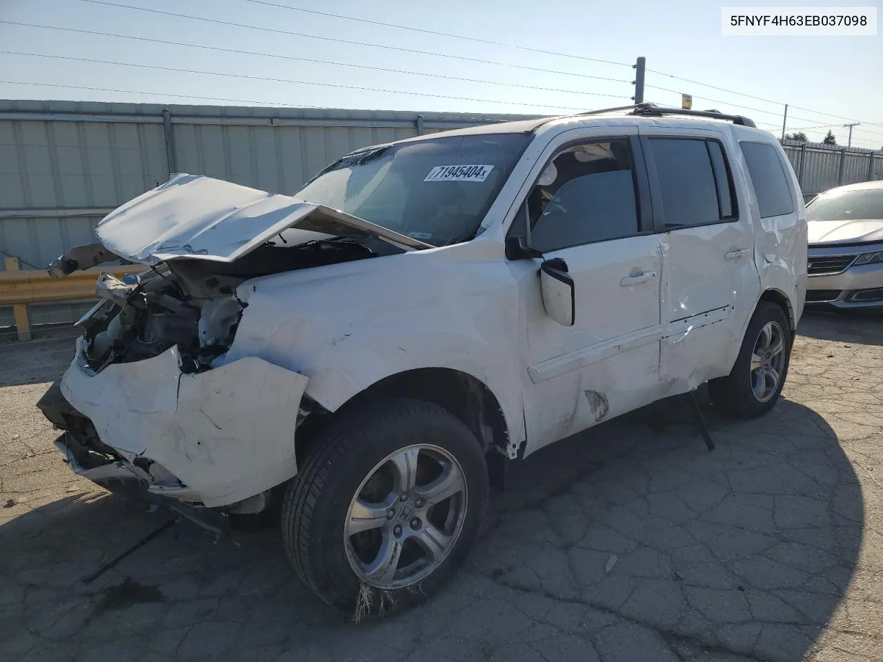 5FNYF4H63EB037098 2014 Honda Pilot Exl