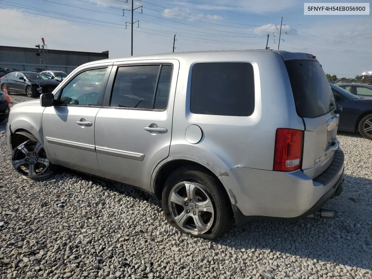 2014 Honda Pilot Exl VIN: 5FNYF4H54EB056900 Lot: 72084244