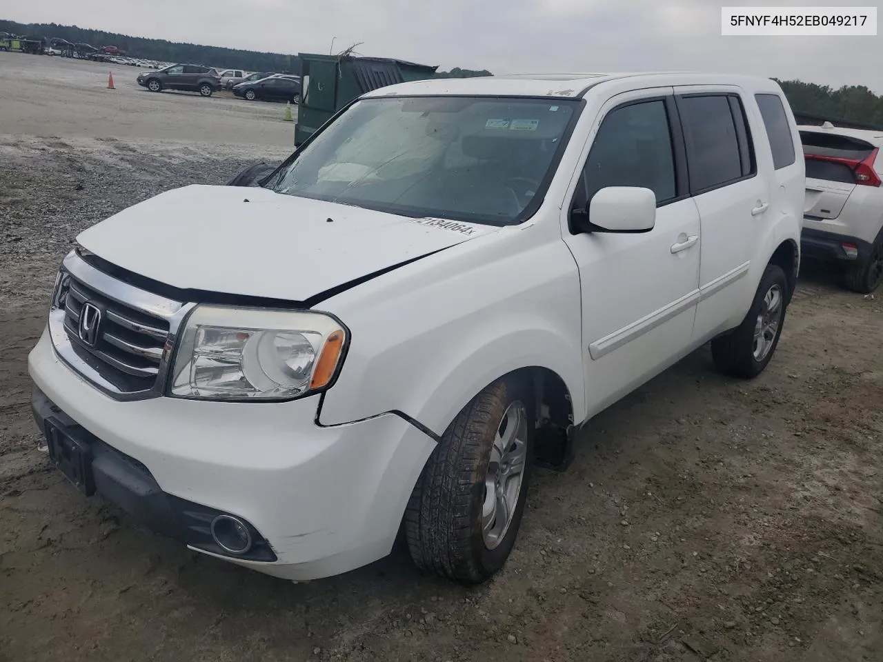 2014 Honda Pilot Exl VIN: 5FNYF4H52EB049217 Lot: 72134064