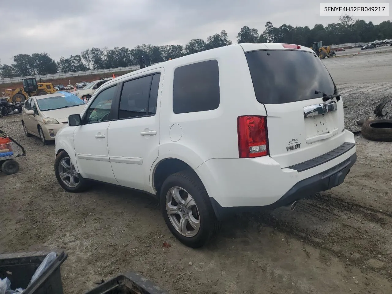 5FNYF4H52EB049217 2014 Honda Pilot Exl