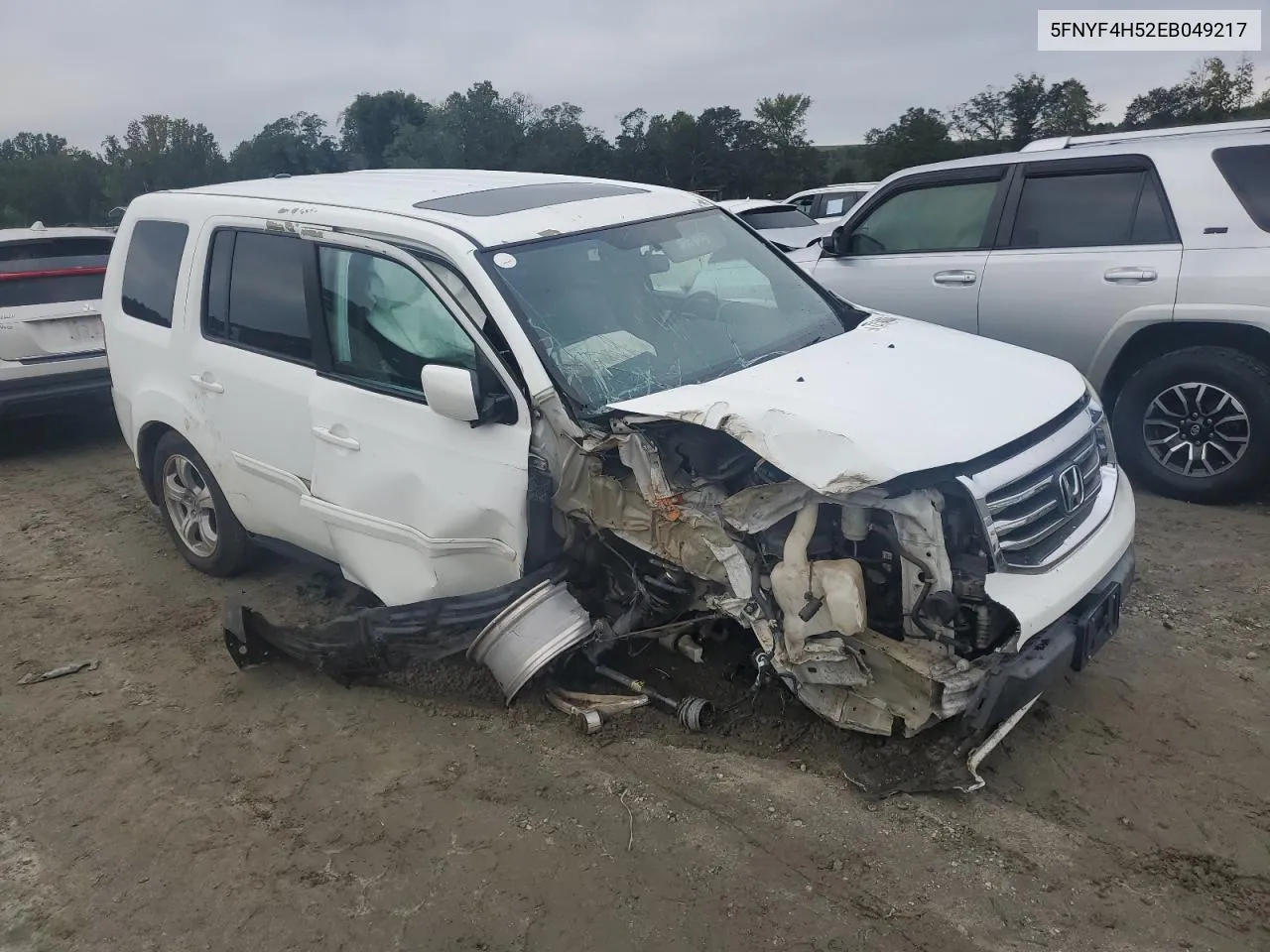 2014 Honda Pilot Exl VIN: 5FNYF4H52EB049217 Lot: 72134064