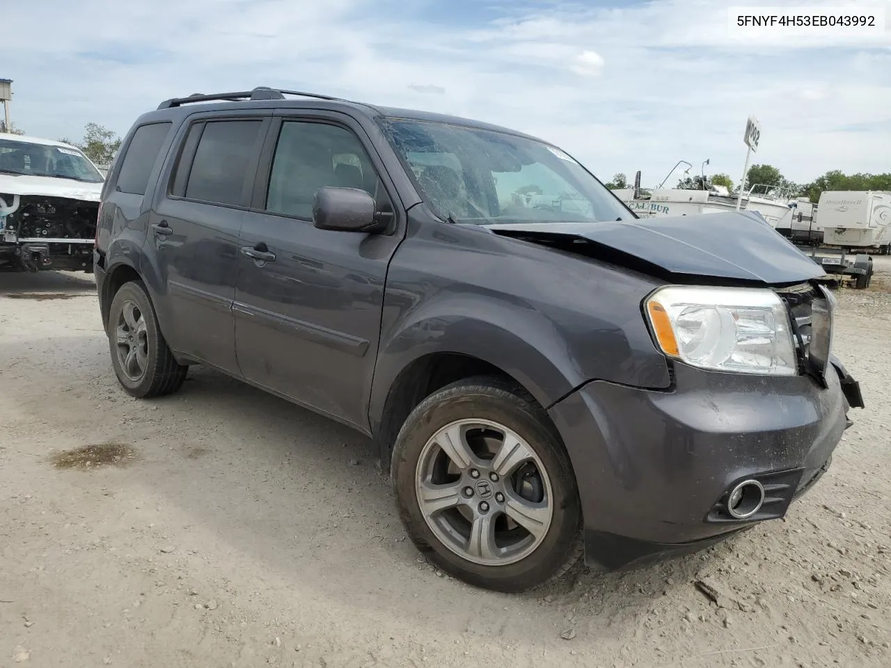 5FNYF4H53EB043992 2014 Honda Pilot Exl