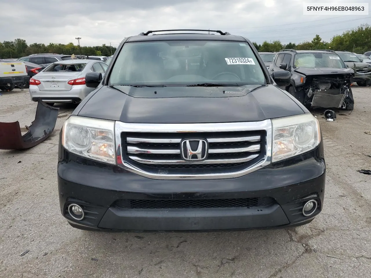 2014 Honda Pilot Touring VIN: 5FNYF4H96EB048963 Lot: 72310324