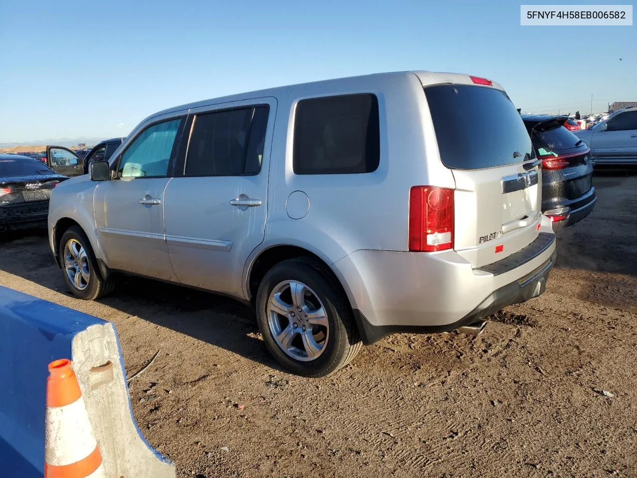 5FNYF4H58EB006582 2014 Honda Pilot Exl